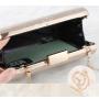 HR472 Ladies Luxury Dinner Clutch Bag Vintage Simple Chain One Shoulder Banquet Bag Shiny Style Square Bridesmaid Handheld Bag
