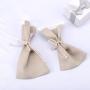 Eco-Friendly 100% Linen Lace Fabric Rice Tea Coffee Bean Storage Bag Organic Drawstring Linen Cotton Gift Packing Pouch