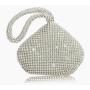 CCF653 High End Evening Messenger Clutch Bag PU Diamonds Love Heart Evening Bags Luxury Handbags For Party  Clutch Purses