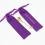 Luxury Cotton Linen Drawstring Bag For Chopsticks Spoon Eyebrow Pencil Packaging Long Cotton Linen Jewelry Pouch