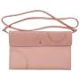 Custom leather make up bag shoulder cosmetic bag women travel shoulder make up bag