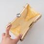 Metal Flower Diamond Handbags Green Bling Dress Bags Women Luxury Rhinestone Evening Bag For Party