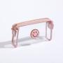 2022 Keymay Candy Color PVC Clear Beach Bags PVC Transparent Cosmetic Bag Makeup Travel Pouch