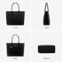 LOVEVOOK New Design Woven  Laptop Tote Bag for Women Large Capacity Ladies Girls Office Work Business 15.6 inch Laptop Handbags