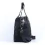 CHANGRONG Custom Black Nylon Overnight Crossbody Bag Sports Travel Duffel Bag for Women Men
