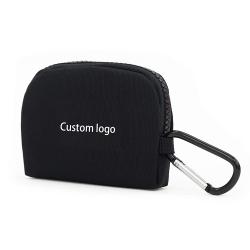 Gelory Small Coin Purse Credit Card Holder Wallet with Zipper with Keychain Ring Change Pouch Cash Bag Organizer