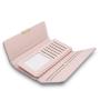 Cheap Fashion Korean Style Tri-fold Long PU women's small  Leather Coins Holder Wallet