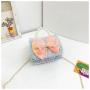 2023 New Children's Pearl Handheld Bag Fashion Bow Mini Bag Designer Handbag Wholesale Designer Handbag Wholesale