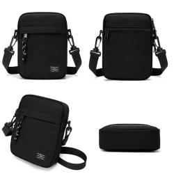 ZF100 Fashion Crossbody Bag Men Shoulder Mini Bag Lightweight Oxford Cloth Waterproof Cell Phone Bag Leisure Travel