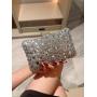 fashion banquet dinner party wedding evening bags sun shaped rhinestone clutches women luxury purse for dress 2024
