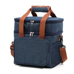 100% Leakproof OEM Custom Lunch Insulated Cooler Bag Large Waterproof Tote Thermal Soft Bag