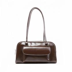 High Quality PU Leather Women Boston Bags Custom Logo Ladies Fashion Shoulder Bag