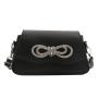 2024 spring summer tide with bow ladies bag rhinestone bright crystal single shoulder crossbody bags messenger bag for women