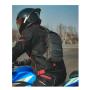 ZF043 New PU Men Waterproof Wear Shoulder Bag Sports Leisure Crossbody Bag Fashion Password Lock Motorcycle Bag USB Interface