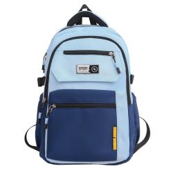ZR808 New Schoolbag Backpack High Capacity Waterproof Nylon Unisex Computer Bag High School Students Leisure Style Backpack Tren
