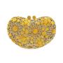 New hollow clutch bags handcrafted rhinestone inlaid luxury bag handbags for women metal crystal evening bag
