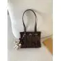 Fashion Ladies Silvery Pu Leather Hand Bags Simple RetroTote Bag Handbags Luxury Bag For Women