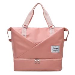 Ladies Overnight Travel Duffle Bag Water Resistant Weekend Gym Bag with Shoes Compartment & Dry Wet Separation Pocket