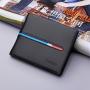 ZR194 New Men's PU Short Wallet Korean Version Horizontal Ribbon Contrast Fashion Student Wallet Wholesale