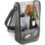 Cooling Wine Carrier Bag in Premium Ash Grey Wine Cooler Compartment Keeps Wine Chilled
