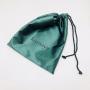 High End Custom Logo Printed Satin Drawstring Dust Bag For Handbag High-Heeled Shoes Packing Luxury Gift Satin Pouch
