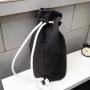 Factory Wholesale Fashion Canvas Backpack Korean Drawstring Bucket Backpack Outdoor Leisure Student Basketball Bag