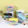 New Letter Printing Makeup Bag Waterproof Large Capacity Wash Bag Translucent Frosted Cosmetics Storage Bag