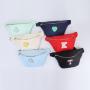 Low MOQ Stock Fashion Fanny Pack Ladies Zipper Waterproof Waist Belt Bag Large Capacity Nylon Fanny Bag