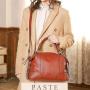 Leisure Female Bag Travel Outdoor Handbags Genuine Leather Women Shopping Tote Bag With Zipper