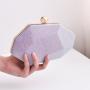 Fashion irregular shaped clutch handbags ladies party wedding bags lady design bling purses evening bags clutch for women