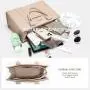 LOVEVOOK Custom logo Wholesale Teacher Turse Fashion Purse and Handbags Shoulder Crossbody Bag PU leather Work Tote for Women