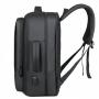 Unisex Computer Bag with USB Factory Direct Sale Can Expand Laptop Backpack Custom LOGO Polyester Lining Travel Backpack