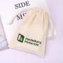 Hot Sale Recycled Natural Cotton Gift Shoe Packaging Bag Custom Logo Organic Muslin Dust Shoe Pouch