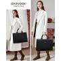 LOVEVOOK custom ladies shoulder bags handbag for women luxury elegant office purses and handbags ladies 15.6in laptop tote bags