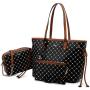 2021 new arrival  LOVEVOOK High Quality Vintage PU Leather Crossbody Tote Bag Luxury Ladies Hand Bags sets Women Handbags