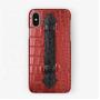 Capa De Celular Telefone Hot Sales Genuine Leather Crocodile Pattern Mobile Cell Phone Case Cover With Handle For Iphone 15 16