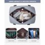 LOVEVOOK 3pcs/set Fashion Luxury Large Leather Duffle Weekender Bag Waterproof Sports Gym Custom logo Travel Bag for Men Women