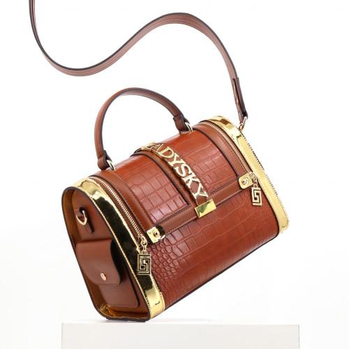 ladysky newest handbags for women crocodile ladies shoulder bag pillow female hand bag luxury factory supplier 28 cm top product