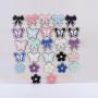 Wholesale Stock New Multi Colors Custom Designer Flower Butterfly Clothes Decoration Self Adhesive Chenille Stickers Patch