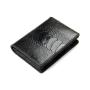 ODM Mini Cartera De Hombres Luxury High End Design Genuine Ostrich Leather Leg Skin Card Holder Wallet Vintage Smart Card Case