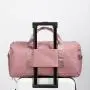 source manufacturer custom women gym sport duffle bag carry on tote overnight travel weekend bag with shoe compartment
