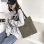 Simple Fashion Girls School Student Shoulder Handbag Multi-pocket Nylon Women Shopping Tote Bag