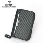 RFID Safe Men's Microfiber Leather Accordion Wallets Anti-Theft Short Wallet Credit Card Purse Holder Wallets For man