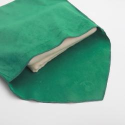 Custom Logo Printed Dark Green Velvet Clothing Dust Bag