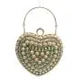 New Bridal Wedding Elegant Rhinestone Clutch Bag Handbag Banquet Tassel Heart Evening Bags For Woman
