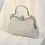 Hot sale fashion rhinestone bag ladies purse metal chain shoulder clutch bag handbag exquisite evening bags for women