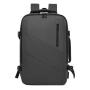 XL076 16IN Durable Computer Bag With USB  Waterproof Wearable Multicard Slot Backpack Expandable Large Capacity Shoulder Bag