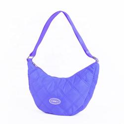 CHANGRONG Custom Winter Large Capacity Fashion Soft Cotton Ladies puffer Shoulder tote bag