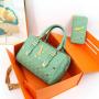 Top selling purse and handbag women quality designer fashion handbag set of two ladies bags with wallet China Guangzhou supplier