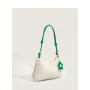 Wholesale New Style Bohemian Leather Tote Bags for Women Portable with Floral Decoration and Thread Pattern Low MOQ